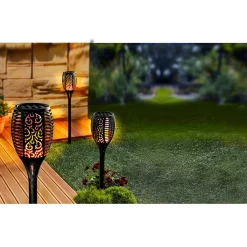 Die moderne Hausfrau LED-Fackelkerze