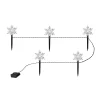 Die moderne Hausfrau LED-Gartenstecker "Schneeflocken"
