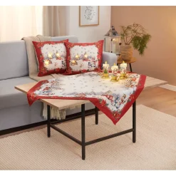 Die moderne Hausfrau LED-Glitterkerze Weihnachtsmann