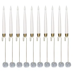 Die moderne Hausfrau LED-Hängekerzen, 10 Stück Diamant