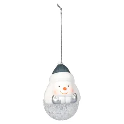 Die moderne Hausfrau LED-Hänger Schneemann