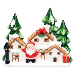 Die moderne Hausfrau LED-Keramikfigur „Winterdorf“