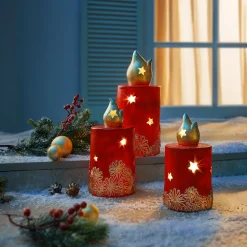 Die moderne Hausfrau LED-Kerze XXL (ØxH): 14x30 cm