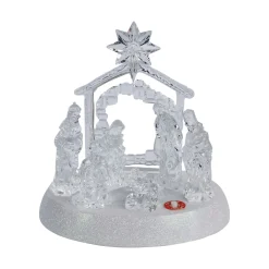 Die moderne Hausfrau LED-Krippe "Musik"