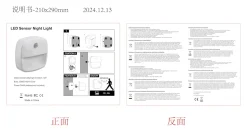 Die moderne Hausfrau LED-Nachtlicht mit Bewegungssensor