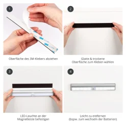 Die moderne Hausfrau LED-Sensorleuchte