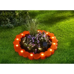 Die moderne Hausfrau LED-Solar-Beeteinfassung, 2m