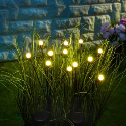 Die moderne Hausfrau LED-Solar-Glühwürmchen, 2 Stück weiß