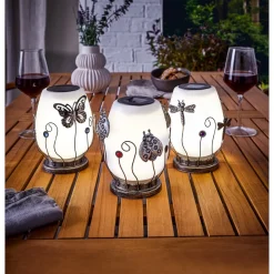 Die moderne Hausfrau ﻿LED-Solarleuchte Schmetterling