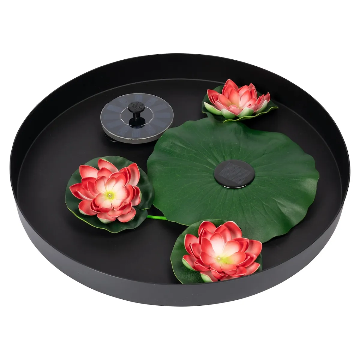 Die moderne Hausfrau LED-Solar-Seerose