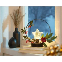 Die moderne Hausfrau LED-Weihnachts-Dekofigur „Beeren“