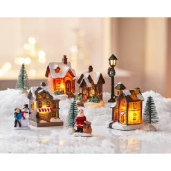 Die moderne Hausfrau LED-Winterdorf,10-teilig