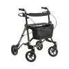 Die moderne Hausfrau Leichtgewicht-Rollator Taima M-GT, Aluminium, mit Rückengurt und Tasche