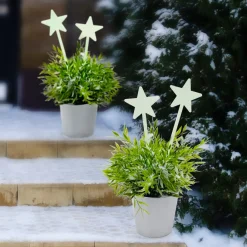 Die moderne Hausfrau Leuchtstecker "Sternenzauber", 6 Stück