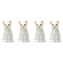 Die moderne Hausfrau Ludo-Brettspiel „Katzenärger“, Holzspielbrett, 16 Spielfiguren + Würfel