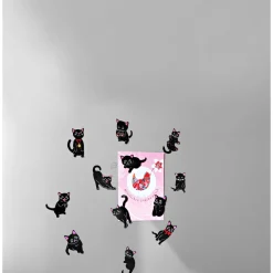 Die moderne Hausfrau Magnete "Katzenbaby", 12 Stück
