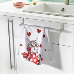 Die moderne Hausfrau Mikrofaser-Geschirrtuch „Kater Max“