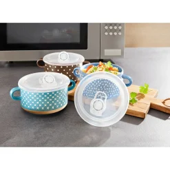 Die moderne Hausfrau Mikrowellen-Deckel, 3 Stück