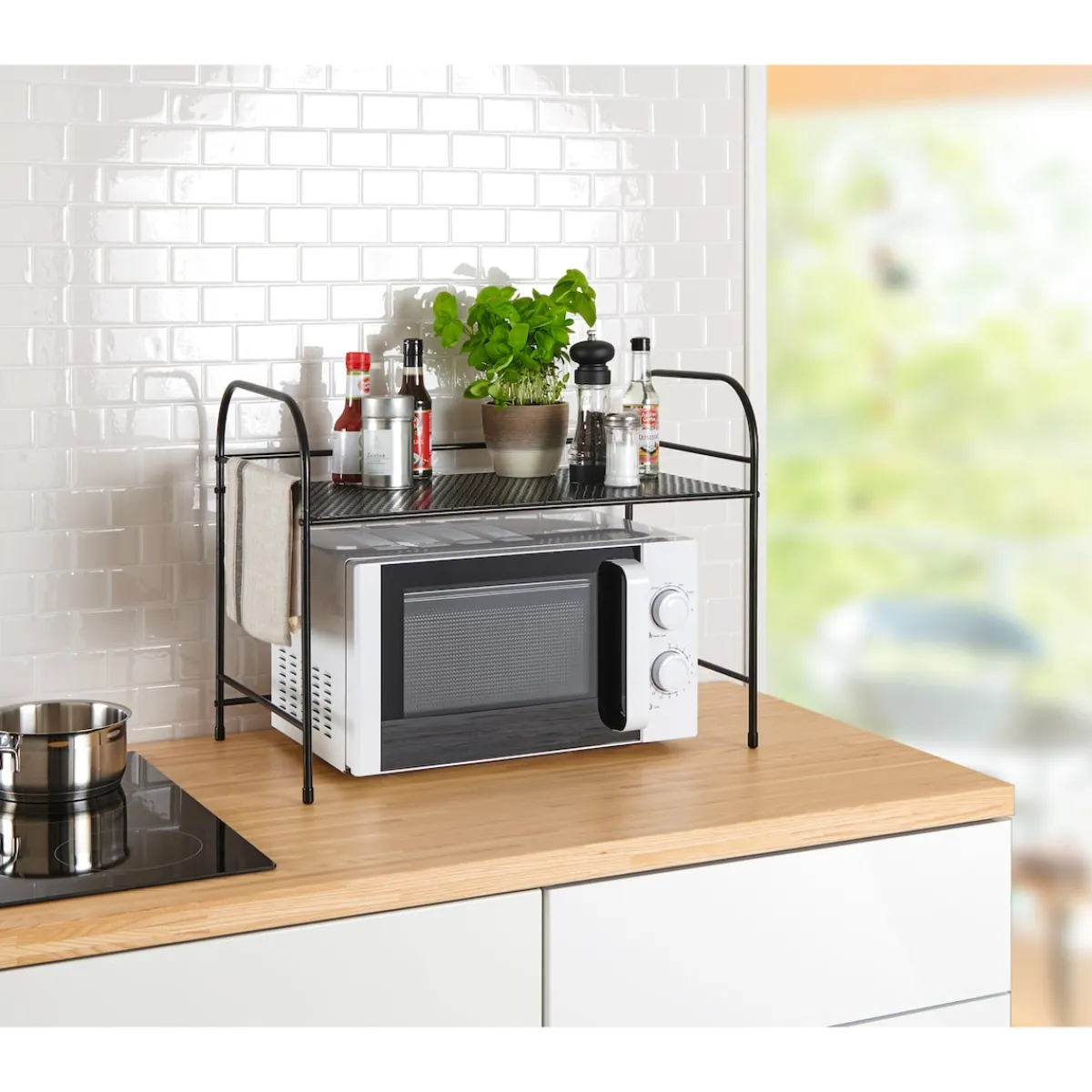 Die moderne Hausfrau Mikrowellen-Regal „Extra“