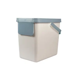 Die moderne Hausfrau Müllbehälter, 2er Set, je 25 l, stapelbar weiß