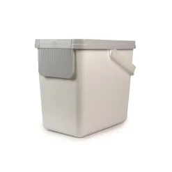 Die moderne Hausfrau Müllbehälter, 2er Set, je 25 l, stapelbar weiß