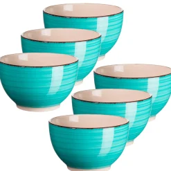 Die moderne Hausfrau Müslischalen-Set, Steingut LUMACA Laguna