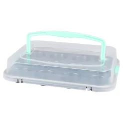 Die moderne Hausfrau Muffin-Backblech mit Transporthaube