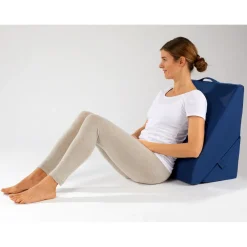 Die moderne Hausfrau Multi-Keilkissen „7 in 1“ blau