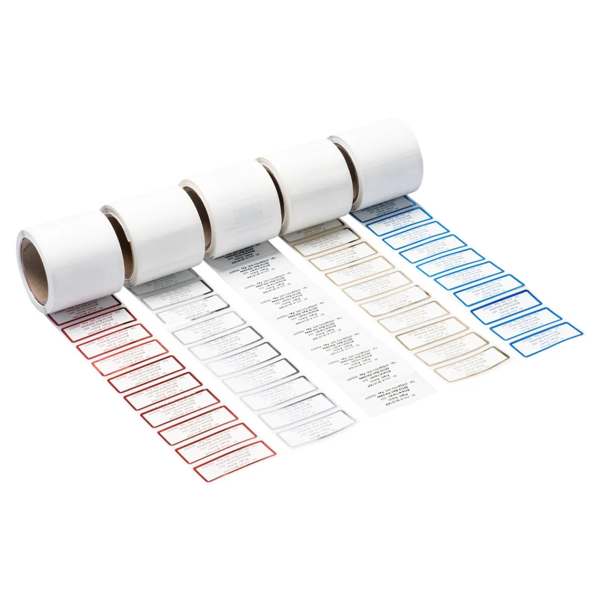 Die moderne Hausfrau Namensaufkleber "Schrifttyp B" gold