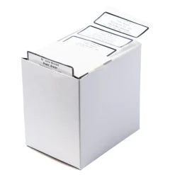 Die moderne Hausfrau Namensaufkleber "Schrifttyp B" silber