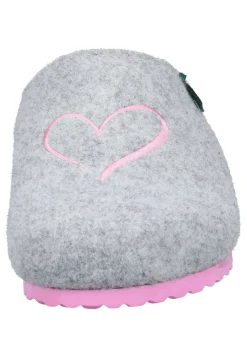 Damen Die moderne Hausfrau NERPIO HOME Hausschuhe hellgrau