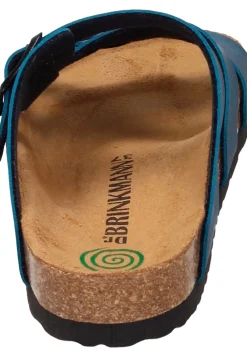 Damen Die moderne Hausfrau OLIVA Pantoletten blau