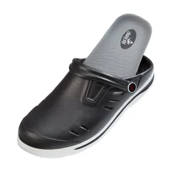 Herren Die moderne Hausfrau Ortho Clog schwarz