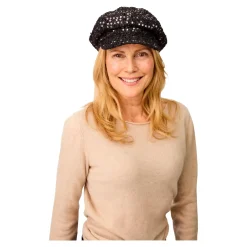 Damen Die moderne Hausfrau Pailletten-Schildmütze „Gloria“