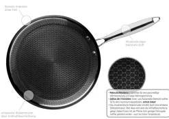 Die moderne Hausfrau Palatschinkenpfanne, Edelstahl Hestia 1 x Pfanne