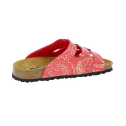 Damen Die moderne Hausfrau Pantolette "Bioline Lady Power" rot