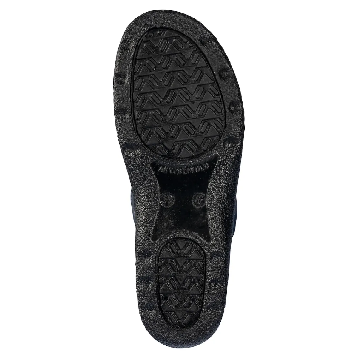 Damen Die moderne Hausfrau Pantolette mit Leder für Damen blau