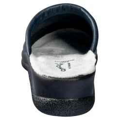 Damen Die moderne Hausfrau Pantolette mit Leder für Damen blau