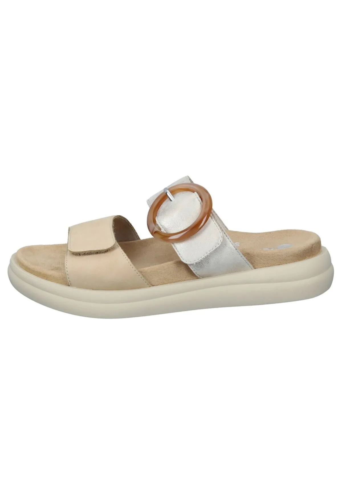 Damen Die moderne Hausfrau Pantoletten beige