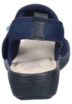 Damen Die moderne Hausfrau Pantoletten blau