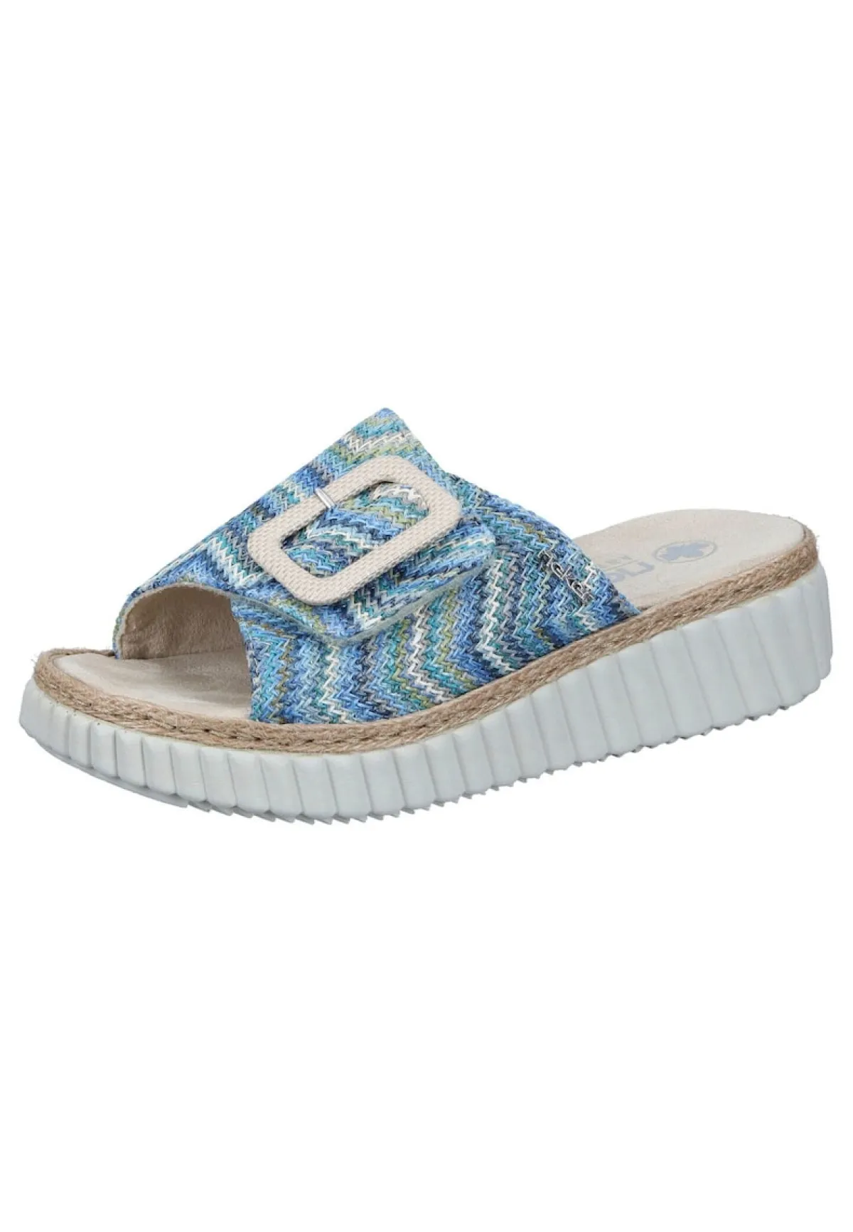 Damen Die moderne Hausfrau Pantoletten blau