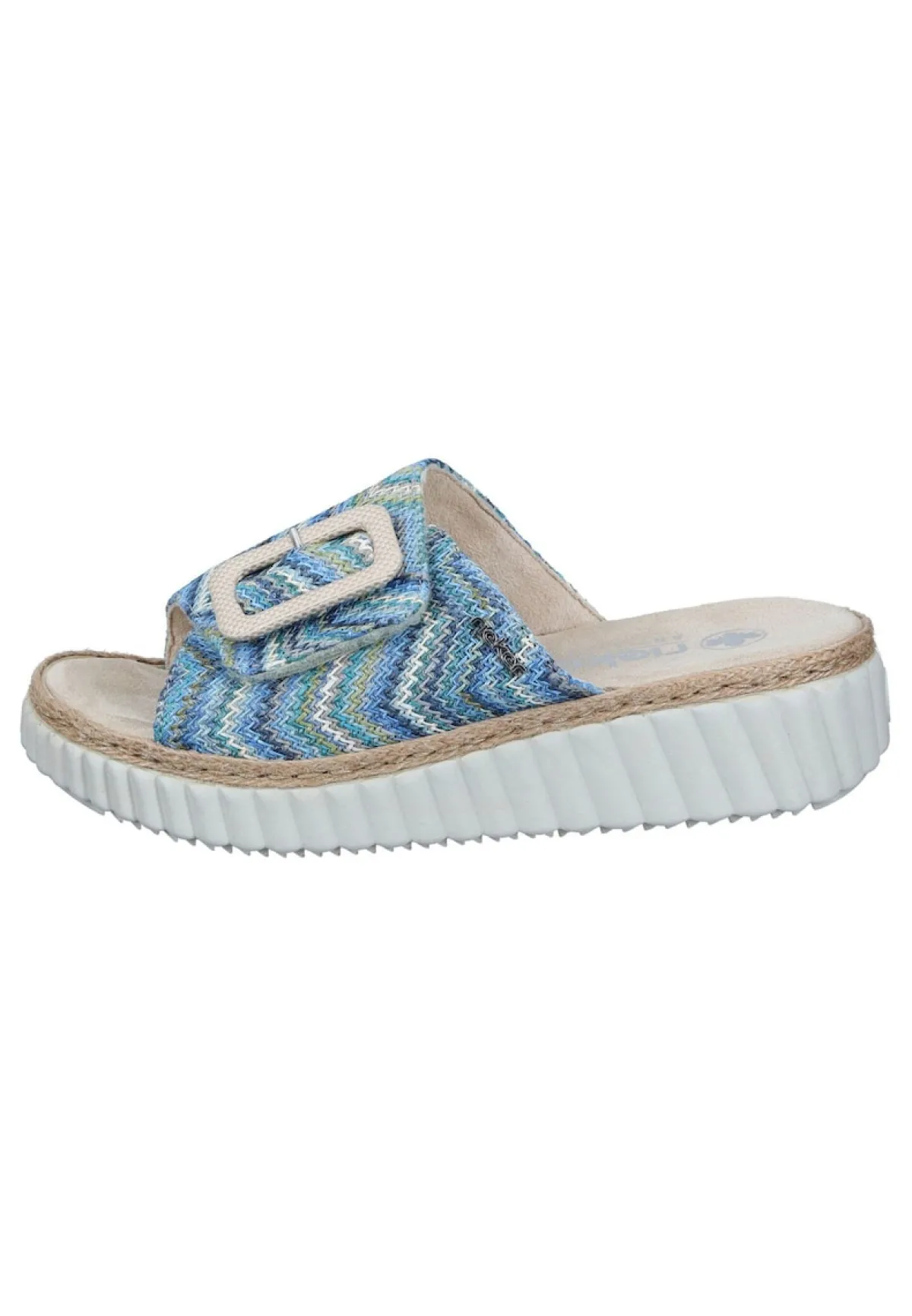 Damen Die moderne Hausfrau Pantoletten blau