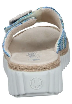 Damen Die moderne Hausfrau Pantoletten blau