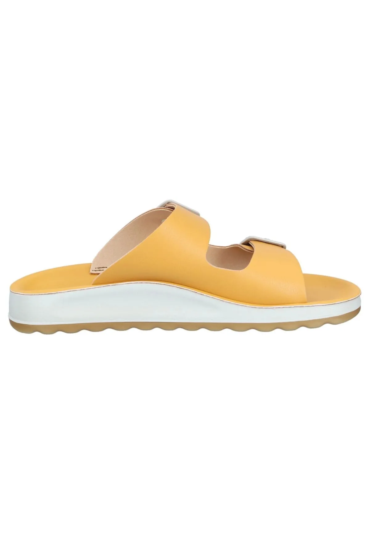 Damen Die moderne Hausfrau Pantoletten gelb