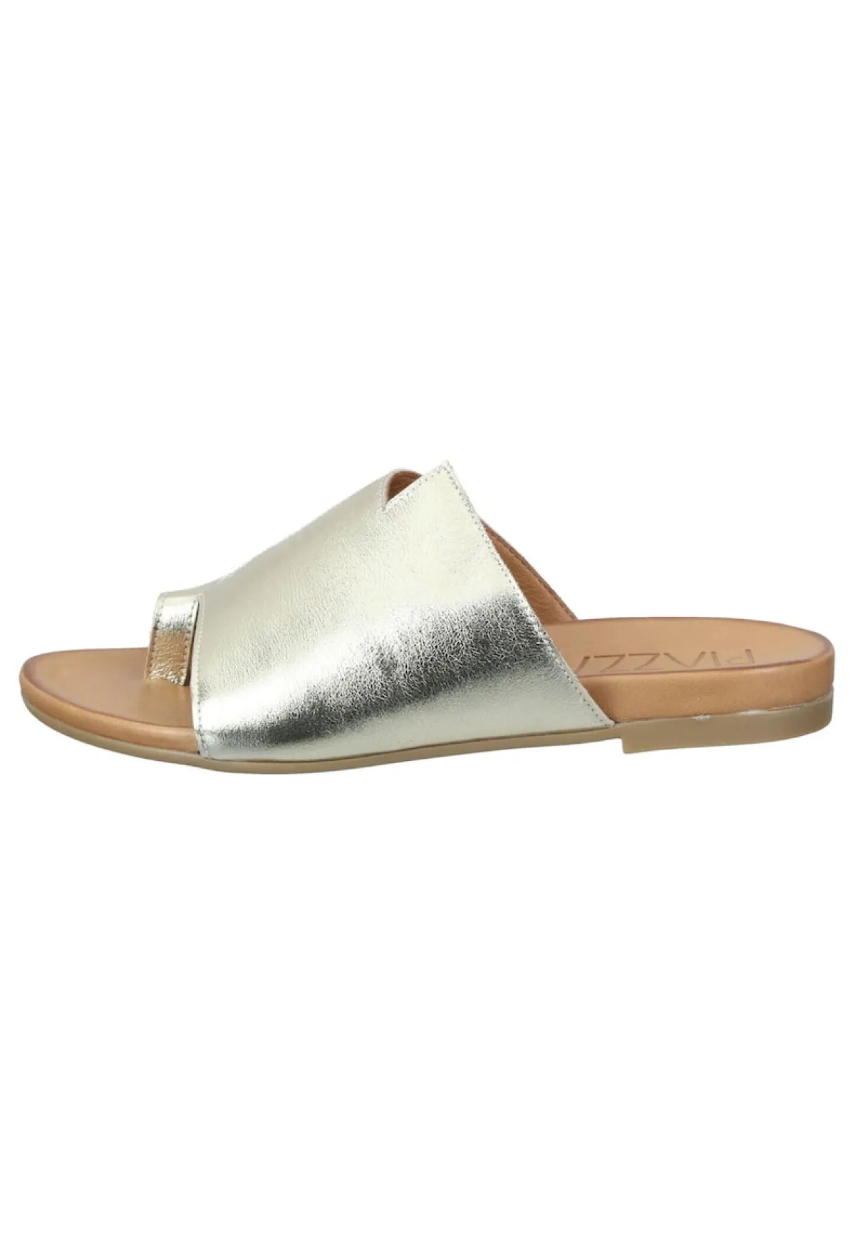 Damen Die moderne Hausfrau Pantoletten gold