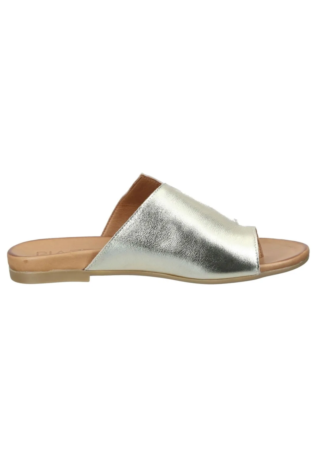 Damen Die moderne Hausfrau Pantoletten gold