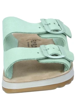 Damen Die moderne Hausfrau Pantoletten grün