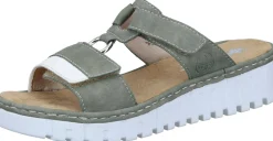 Damen Die moderne Hausfrau Pantoletten grün