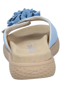 Herren Die moderne Hausfrau Pantoletten hellblau