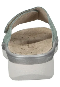 Damen Die moderne Hausfrau Pantoletten hellgrün